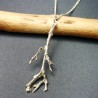 Branch necklace in recycled 925 silver different lengths