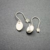 Minimalistische Ohrhänger aus recyceltem 925er Silber