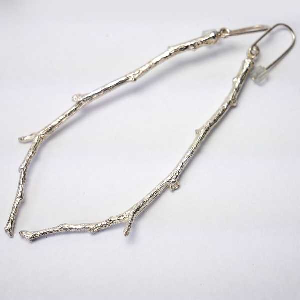 Zweig lange Ohrringe aus Sterling Silber Eda 97,00 €
