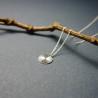 Pendentif sur chaine en argent 925 recyclé Soleil