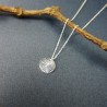 Pendentif sur chaine en argent 925 recyclé Soleil