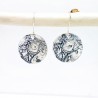 Boucles d'oreilles tendance Rosée du Matin en argent 925 pour femme