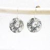 Boucles d'oreilles Rosée du Matin en argent 925 recyclé fabrication française