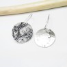 Boucles d'oreilles pendantes Rosée du Matin en argent 925