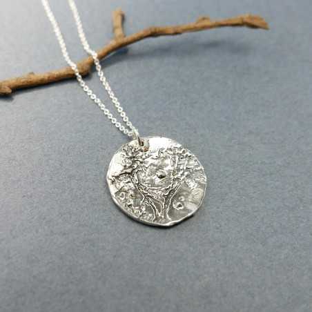 Morning Dew small Sterling silver necklace