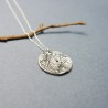 Sterlingsilber Morgentau kleine Halskette