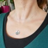 Sterlingsilber Morgentau kleine Halskette