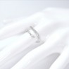 Bague minimaliste branche réglable en argent massif de la collection Eda