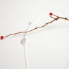 Sautoir galets ronds en argent 925 recyclé minimaliste, collier long fin pour femme, collier lasso