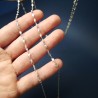 Sautoir pastilles motifs soleils en argent 925 recyclé minimaliste