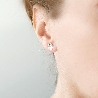 Sterling silver small flowers Sakura earrings Sakura 37,00&nbsp;€