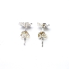 Sterling silver small flowers Sakura earrings Sakura 37,00&nbsp;€