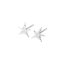 Petites boucles d'oreilles puces étoile en argent massif 925 faites main en France