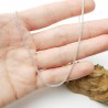 Chaine épaisse en argent 925 recyclé minimaliste maille popcorn made in France