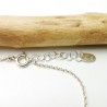 Dünnes 10-mm-Sonnenmedaillenarmband aus minimalistischem recyceltem 925er Silber mit verstellbarer Kette