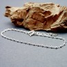 Minimalistisches Armband aus recyceltem 925er Silber für Damen mit abwechselnden Perlen