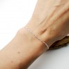 Minimalistisches Armband aus recyceltem 925er Silber für Damen mit ...