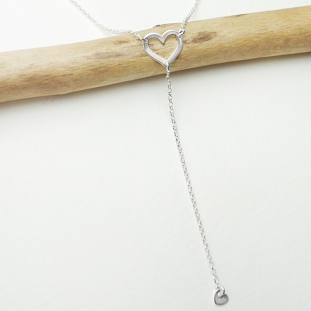 Chaîne De Cou Femme En Argent 925, Maille Coeur, 44 Cm, 4 Mm, Neuve