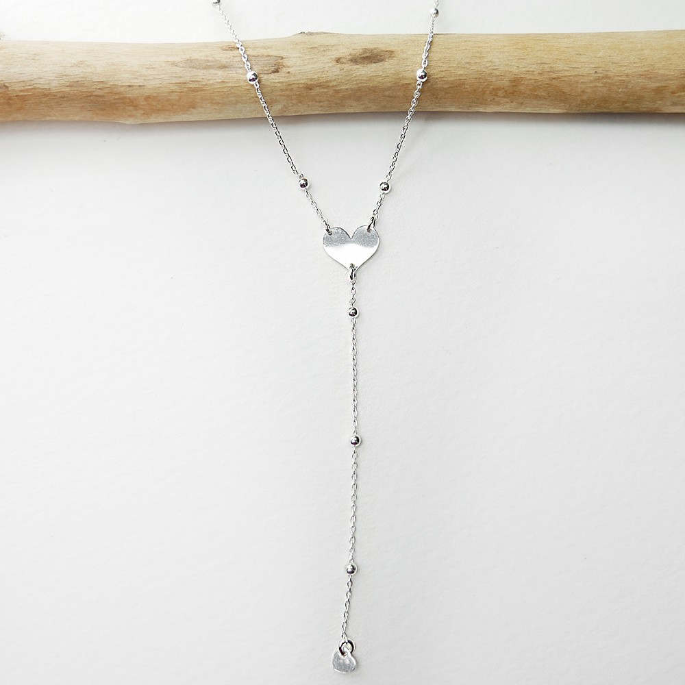 Pendentif Multi-pierres Argent 925 Avec Chaîne Curb 19" - Occasion - Bijou Fantaisie Multicolore - France