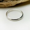Ehering aus recyceltem 925er Silber halber Armreif glänzend stapelbar Unisex