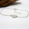 Kleiner Litchi Sterling Silber verstellbarer Armband Litchi 45,00&nbsp;€
