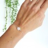 Kleiner Litchi Sterling Silber verstellbarer Armband Litchi 45,00&nbsp;€