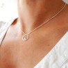 Recycled Sterling silver Nova star small ajustable necklace Nova De...
