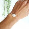 Hübscher Litchi Sterling Silber verstellbarer Armband Litchi 65,00&nbsp;€