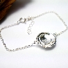Hübscher Litchi Sterling Silber verstellbarer Armband Litchi 65,00&nbsp;€